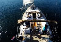 barcha a vela timoni ruota yacht a vela elan 45 impression barca a vela